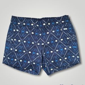 J. Crew Navy Ikat Basketweave Shorts